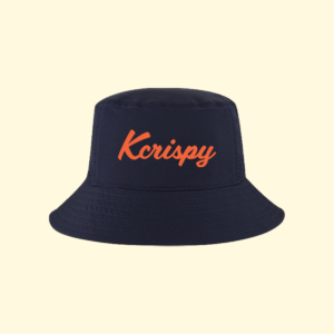 Navy and Orange Bucket Hat.